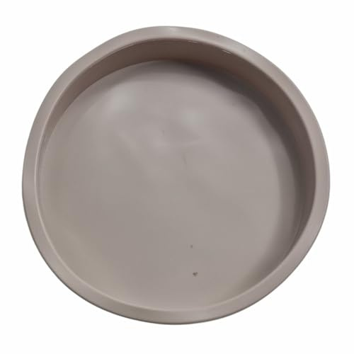 schone Silikon Backblech rund - 18cm Durchmesser - Backofen-, Mikrowellen- & Gefriergeeignet - 220°C hitzebeständig - Antihaft & Spülmaschinenfest - Verschiedene Naturfarben (Natur)