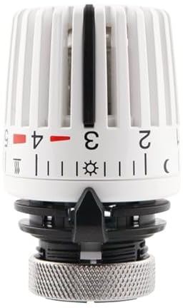 Thermostat-Regelkopf 323 N mit Gampper-Klemmanschluss – für Heizkörperventile 1980-1998 – mit Flüssigkeitsfühler, Sparstellung, 0-Stellung & Frostschutz