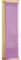 Gardinenbox 85589 - Panneau Japonais Transparent - Coulissant - avec Fixations - Rose, Lilas, 245 x 60 cm