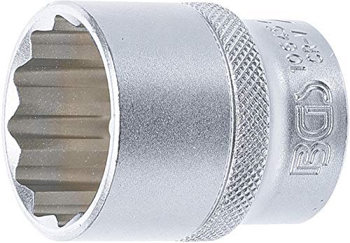 BGS 10645 | Llave de vaso 12 caras | entrada 12,5 mm (1/2) | 27 mm