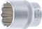 BGS 10645 | Llave de vaso 12 caras | entrada 12,5 mm (1/2) | 27 mm