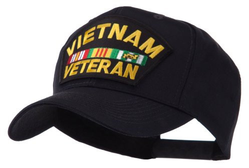 e4Hats.com Veteran Military Large Patch Cap, Vietnam-Veteran, Einheitsgröße