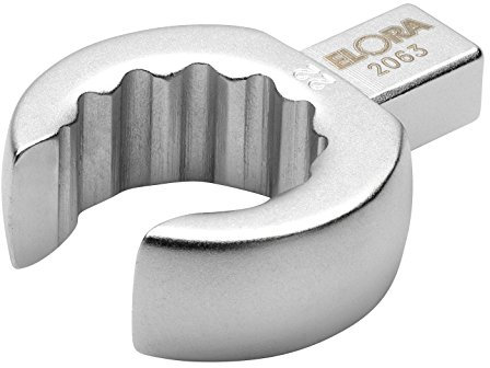 Elora Einsteck-Ringschlüssel, offen, Aufnahme 9 x 12 mm, 1 Stück, 2063-18