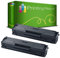 2er Set MLT-D111S Premium Toner Schwarz kompatibel für Samsung Xpress SL-M2020, M2020W, M2021, M2021W, M2022, M2022W, M2026, M2026W, M2070, M2070W, M2070FW, M2070F, M2071, M2071W, M2078
