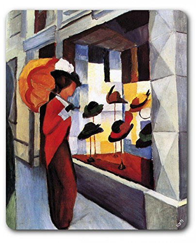 1art1 August Macke Hutladen, 1914 Mauspad 23x19 cm