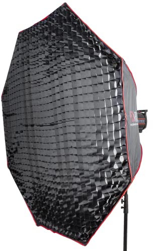 PIXAPRO 170cm 6ft Elinchrom Easy Set Up Softbox Umbrella Open Octagonal Soft Box Round Diffuser Circular Grid Softbox Studio Photo Key Lighting Octobox Lightbox Portrait Product Photography (170cm)