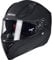 Nexo Integralhelm Motorradhelm Helm Motorrad Mopedhelm Sport II, herausnehmbare Polster, mehrfache Be-, Entlüftung, Windabweiser, klares Visier, Ratschenverschluss, Gewicht: 1.350 g, matt Schwarz, S