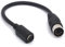 5 Pin DIN to PS/2 Cable Adapter, 5 Pin MIDI Male to 6 Pin Mini Din Female Adaptor for Mouser AT Keyboard