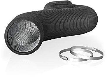 AC Infinity Flexible 4-Inch Aluminum Ducting, Heavy-Duty Four-Layer Protection, 8-Feet Long for Heating Cooling Ventilation and Exhaust