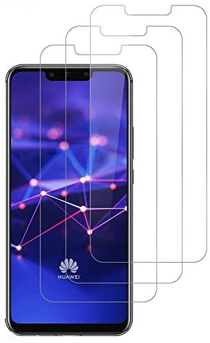 WEOFUN Protector de Pantalla para Huawei Mate 20 Lite, 3-Unidades Protector Cristal Templado para Huawei Mate 20 Lite Vidrio Templado [0.33mm Ultra Transparent]