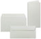 50x Faltkarten-Set mit Briefumschlägen DIN Lang in Hellgrau (Grau) - 21 x 10,5 cm - Blank Klappkarten und Umschläge für Einladungen und Grüße zu Geburtstag und Hochzeit