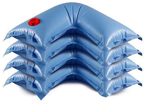 Paradies Pool Wassersack Eckausführung 4er Set 60 x 60 cm Beschwerungssack für Abdeckplane Winter