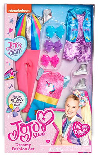 JOJO Siwa Just Play Dreamy Fashion Set und Zubehör, Puppe, ab 3 Jahren, zum Kombinieren von Outfits, Kinderspielzeug ab 3 Jahren