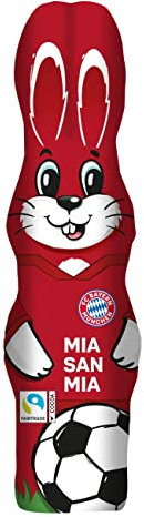 FC Bayern München Osterhase Schoko- Osterhase ca. 20 cm/ 90g