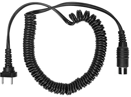 Nail Drill Power Cable, 1.8m / 5.9ft Replacement Nail Drill Handpiece Cord Electric Nail Drill Manicure Machine Accessory Black