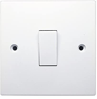Opus 1 gang 2 way Light Switch White