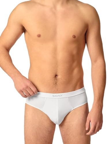 SKINY Cotton Fresh Slip, Weiß, M Herren, Weiß, M