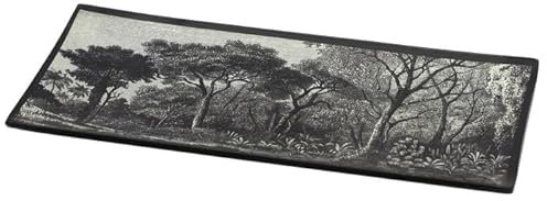 Paris Prix Vide-Poche en Verre Black Forest 21cm Noir