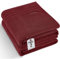 HolyDays® 2er Saunatuch Set 90x200 cm | 100% Baumwolle | XXL-Saunatücher | Saunahandtuch | Badetuch | groß | saugstark | (90 x 200 cm, Bordeaux)