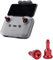 XZEIT Mavic 3 Air 2 / Mini 2 Thumb Rocker CNC Joystick de aleación de Aluminio Air 2S / Mavic 3/ Air 2 / Mini 2 Mando a Distancia (Rojo)