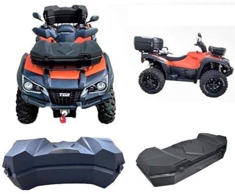 QUAD ATV CARGO BOXES' REAR AND FRONT TRUNKS PAIR X2 BOX