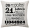 Geschenk zum 21. Geburtstag Kissenbezug Geschenkidee für 21 Jahren Frau Mann Schwester Bruder Tochter Sohn Nichte 21. Geburtstag Deko Zierkissenbezüge 45x45cm (21st)