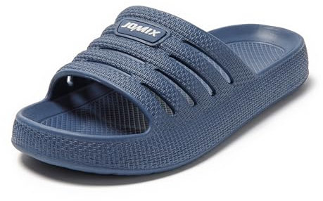 JOMIX Chanclas Hombre Verano Suaves Para Playa, Mar, Ducha, Baño y Piscina - Zapatillas Cómodas de Casa, Navy, 43 EU