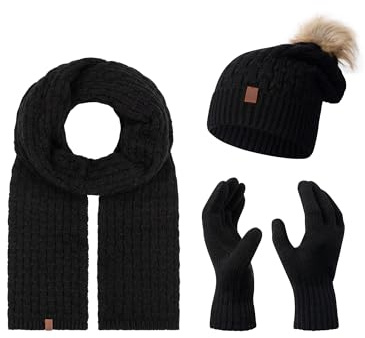 Rock Creek Winter Mütze Schal Handschuh-Set M78