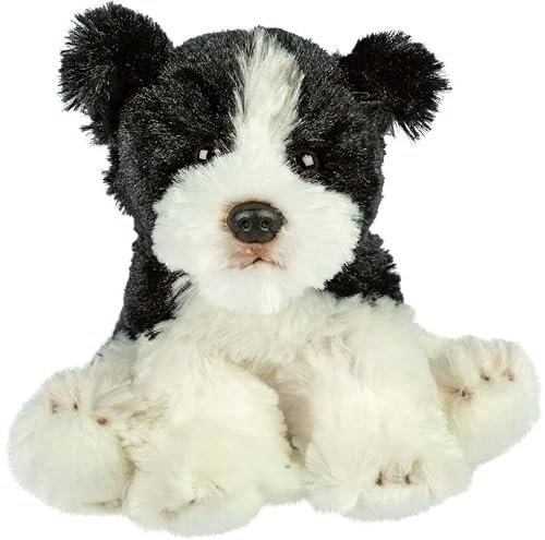 Border Collie Kuscheltier Hund schwarz weiß Plüschtier Schnuffelhund Chewy