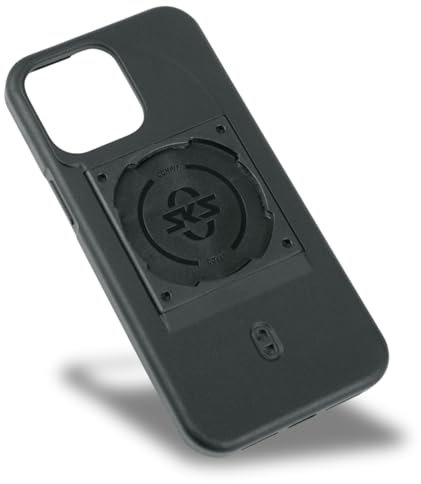 SKS GERMANY COMPIT Cover für iPhone 15 Pro Max Handyhülle mit Befestigungsvorrichtung für COMPIT-System (angenehme Haptik, stoßabsorbierend, mit Befestigungsvorrichtung, aus abriebfestem Kunststoff)