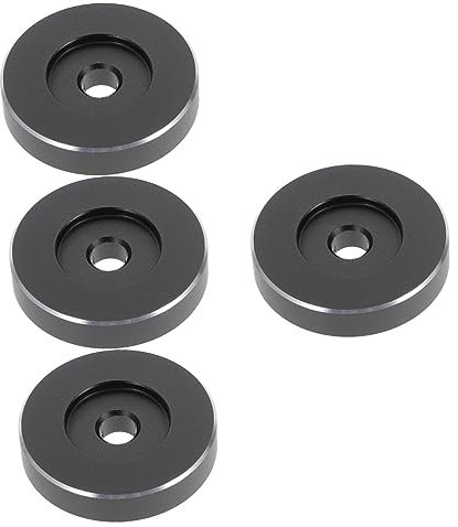 Gadpiparty 4stücke Vinyl Schallplatten Adapter Metalladapter Für Für Plattenspieler Optimiert Klangqualität Resonanz Und Geeignet Für Djs Und Heimgebrauch