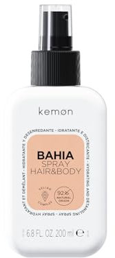 Kemon - Bahia Feuchtigkeitsspendendes und entwirrendes Haar- und Körperspray, ohne Ausspülen für Körper und Haare, seidige Wirkung dank Film- und Konditionierungsmittel, 200 ml