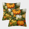 OSBELE Dekokissenbezug 2er-Pack 50x50cm Kissenbezug Kürbisse Sofakissenbezug Schönes Dekokissen Herbstfarben Kissen Quadratisch Sofakissen Outdoorkissen Dekokissen