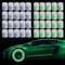 40 Stück Leuchtende Ventilkappen Auto 2-Farben LED Ventilkappen Auto Auto Leuchtende Ventilkappen Hochwertiges Abs-Material Fluoreszierender Effekt Geeignet für Autos Motorräder Fahrräder(Blau+Grün)