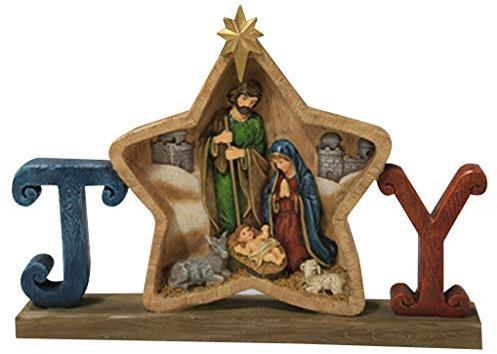 Wjsdsg Stern Krippe Dekoration Tisch Figur Harz Handwerk Wohnzimmer Schlafzimmer Home Decor