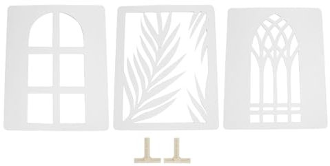 3-teiliges Licht-Schatten-Tafel-Set mit Mehreren Mustern, Foto-Hintergrundtafel-Set für Stillleben-Porträt-Produktfotografie Im Innenbereich