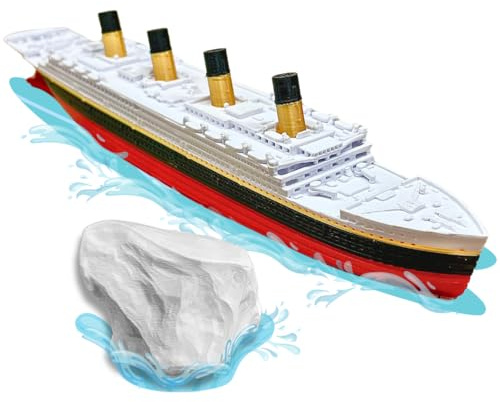 Bateau de Bain Titanic et Jouet de Piscine par TitanicToyCo - Jouets RMS Titanic pour Enfants, Réplique Historiquement Précise du Titanic, Bateau Titanic, Décoration de Gâteau Titanic