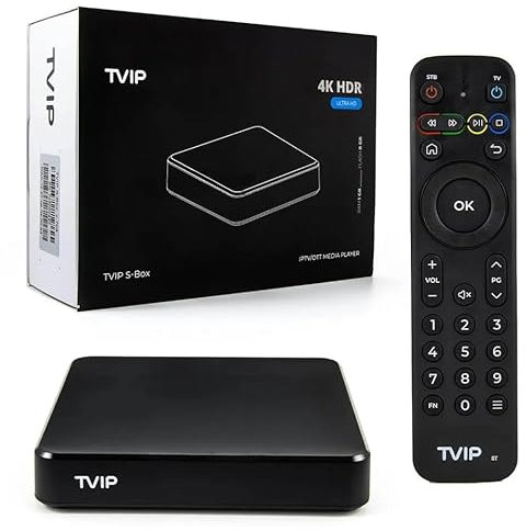 TVIP706 S-Box v.706 Smart Android TV Box 2GB RAM 8GB 4K UHD 2.4/5G WiFi Android11 Nordic one TV Box Set-Top Boxes Supported Open JSON API,Media Player