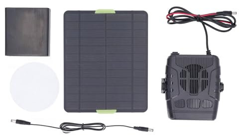 Tragbare Solarheizung, kompakte Größe, ideal für Haustierhäuser, Gewächshäuser und Hühnerställe