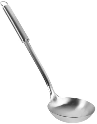 HOLIDYOYO Cuchara De Acero Inoxidable Utensilios De Cocina Cuchara Para Ramen Cucharones Cuchara Ranurada Cuchara Para Mezclar Sopa Cucharas De Cocina Cuchara Pala Cucharón Para