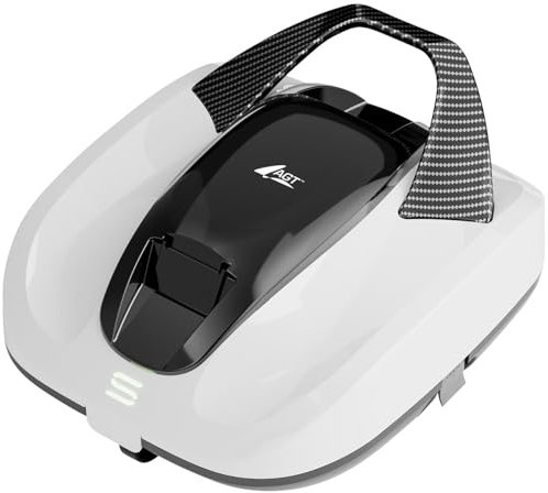 AGT Poolroboter Akku: Kabelloser Akku-Poolreiniger-Roboter, bis 100 Min. Laufzeit, bis 85 m² (Pool-Roboter, Pool-Reiniger, Unterwasser)