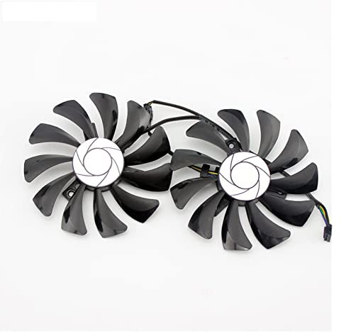 tianwandong 2pcs / set. P106 GTX 1060 GPU VGA Raffreddatore compatibile con Msi. GeForce. GTX1060 GTX-1060-6GT-OC INNO3D GTX 1060 6GB Raffreddamento della scheda grafica video