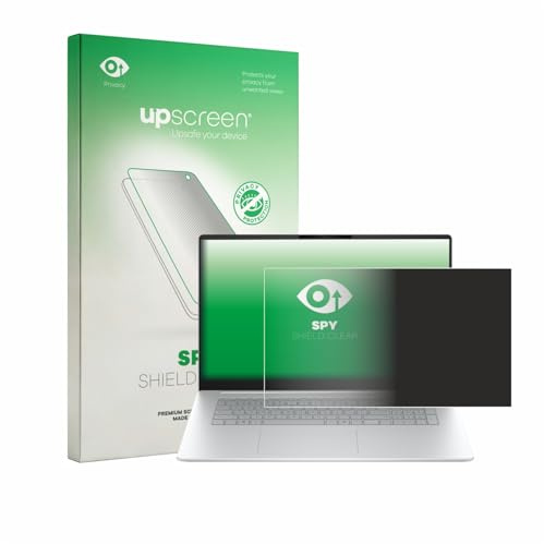 upscreen Anti-Spy Blickschutzfolie für HP OmniBook 3 17 17-dp0233ngx Made in Germany, Privacy Screen-Folie [Sichtschutz, Blaulichtfilter]
