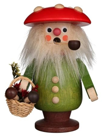 Christian Ulbricht Räuchermann Mini Pilzmannl 10cm Erzgebirge