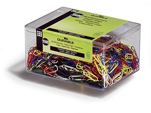 DURABLE 1243-00 Broklammern, farbig lackiert, 26 mm