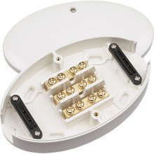 60A 3 Terminal White Junction Box