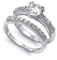 kleine Schätze - Ensemble Damen-Ring / Verlobungsring de fiançailles und alliance - 925 Sterlingsilber - Zirkonia