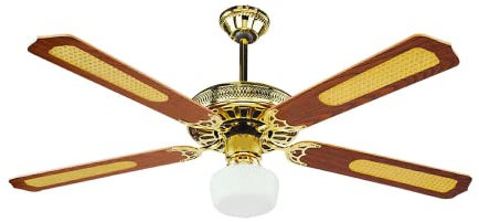 VECRD43TL Ventilatore da soffitto con luce e telecomando quattro pale 65W. MEDIA WAVE store ®