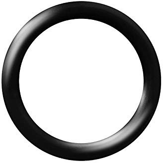 Piersando Ersatz Silikon Gummi O-Ring Ring Haltering Gummiring Stab Stecker Taper Dehner Expander Dehnstäbe 9,0mm schwarz