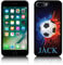 Jackster Trading Ltd Personalised 'Football Paint Splat with NAME' Silicone TPU Case for all Apple IPHONES (iPhone 5/5S, BLACK)